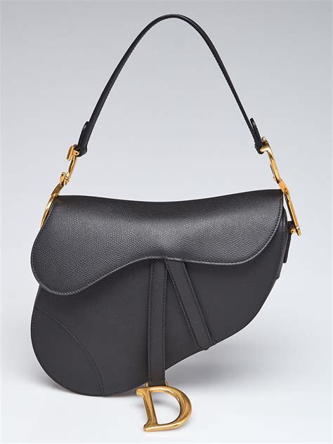 christian dior purse black|christian dior black saddle bag.